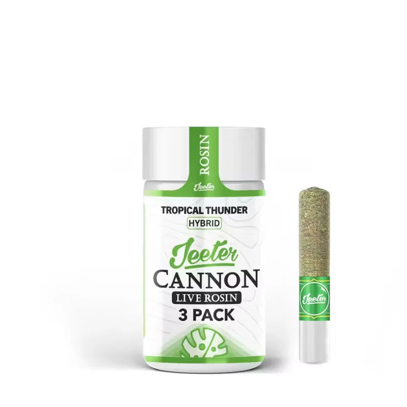 Jeeter - Jeeter - Preroll - Infused - Tropical Thunder Live Rosin - 1.5g 3pk Main Image