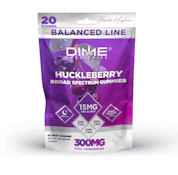 Dime Industries - Huckleberry Gummies - 100mg