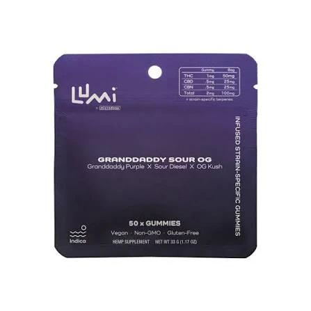 Lumi - Lumi Granddaddy Sour OG Indica 50ct Main Image