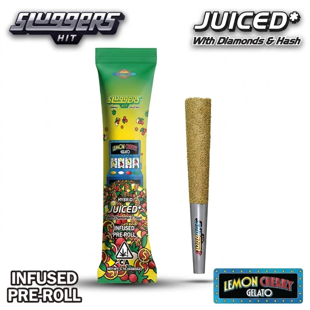 SLUGGERS HIT - Sluggers - Preroll - Infused - Lemon Cherry Gelato - .7g Main Image