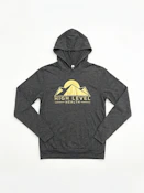 HLH Merch - Black Long Sleeve Hooded Shirt - $30