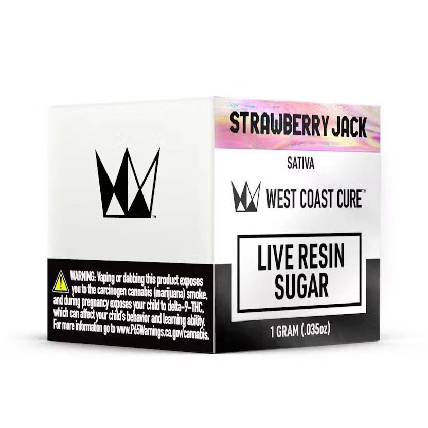 West Coast Cure - West Coast Cure - Concentrate - Live Resin Sugar - Strawberry Jack - 1g Main Image