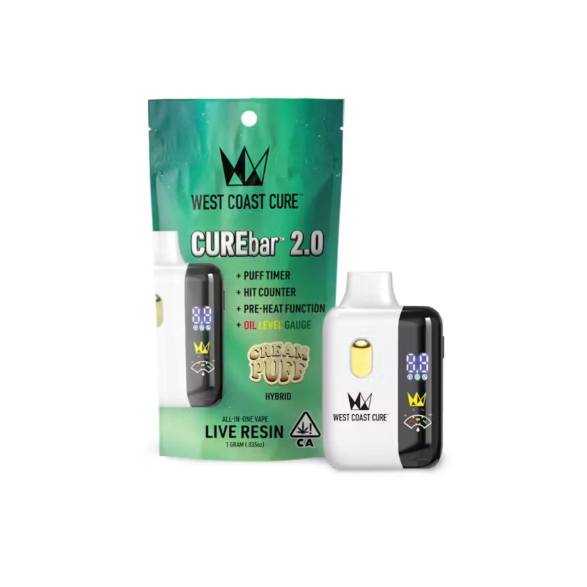 West Coast Cure - West Coast Cure - Disposable - Cream Puff Live Resin - 1g Main Image