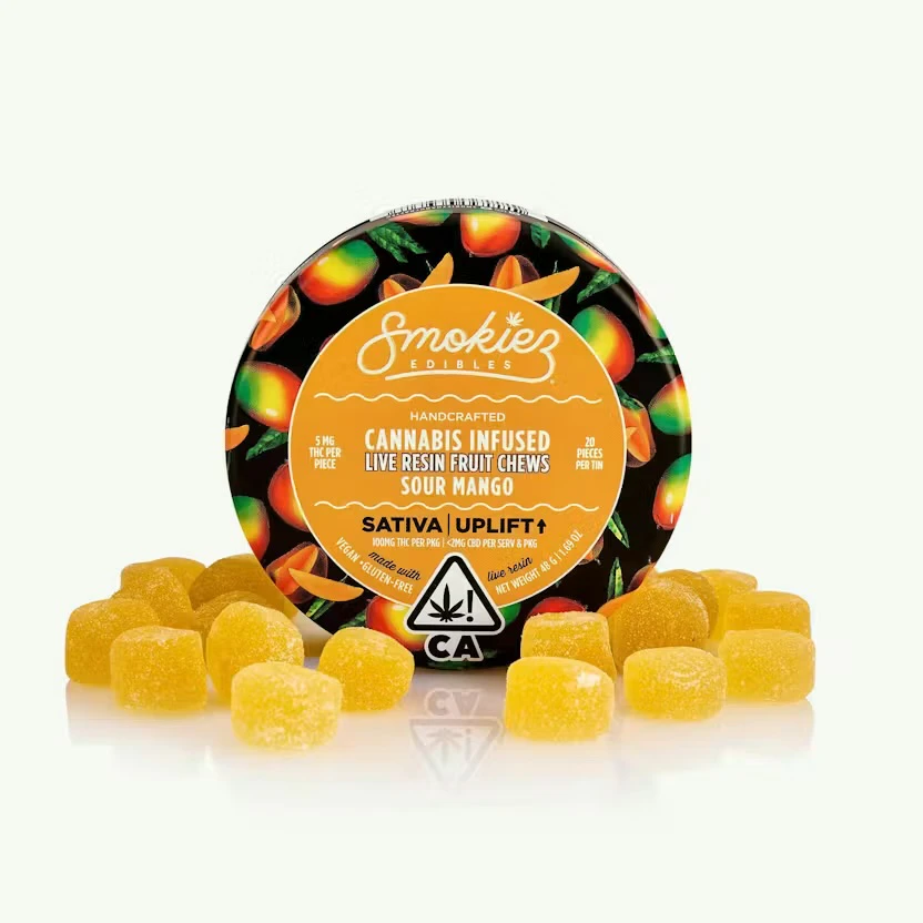 Smokiez Edibles - Smokiez - Edible - Live Resin Gummies - Sour Mango - 100mg Main Image