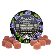 Smokiez - Edible - Live Resin Gummies - Sour Blueberry Sleep CBN 2:1 - 100mg
