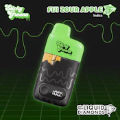 Sticky Greens | Liquid Diamonds Drip Bar | Fiji Zour Apple | 2g