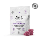 Heavy Hitters - Edible - Gummies - Sour Blackberry Sleep THC:CBN- 100mg