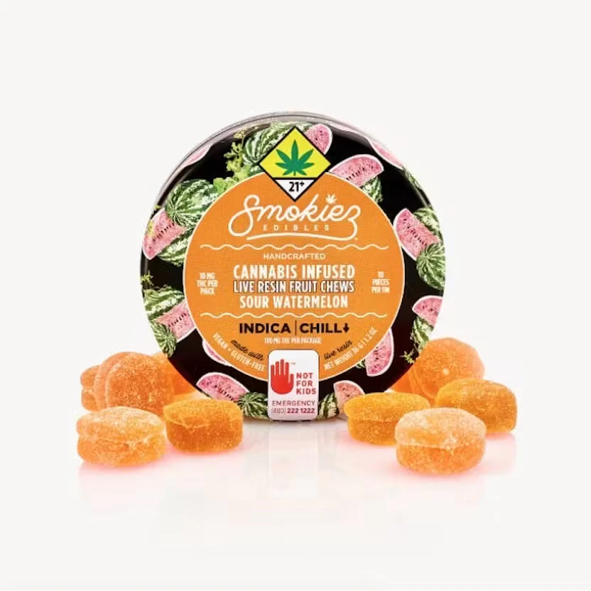 Smokiez Edibles - Smokiez - Edible - Live Resin Mini Gummies - Sour Watermelon - 100mg Main Image