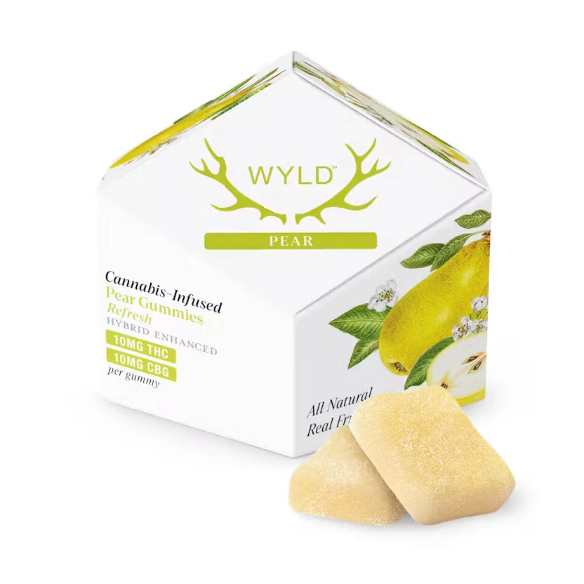 WYLD - Wyld - Edibles - Gummies - Pear 1:1 CBG - 100mg Main Image