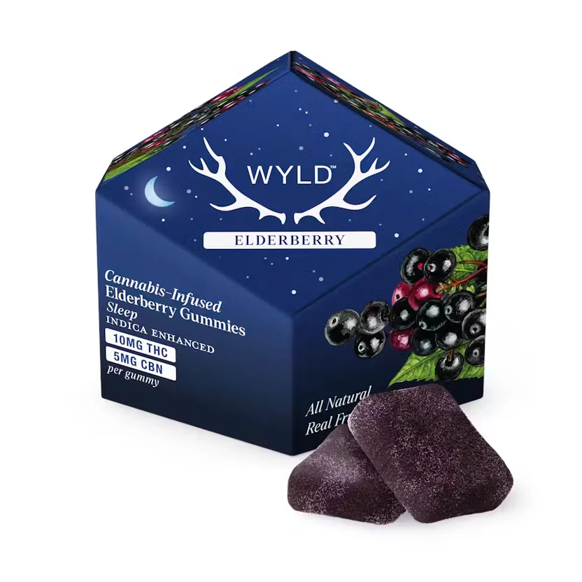 WYLD - WYLD - Edibles - Gummies - Elderberry 2:1 THC:CBN - 100mg Main Image