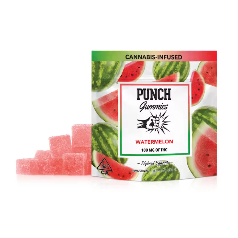 Punch Edibles & Extracts - Punch - Edible - Gummies - Watermelon - 100mg Main Image
