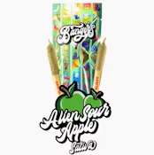 Bangers - Alien Sour Apple 2 Pack Infused Pre Roll