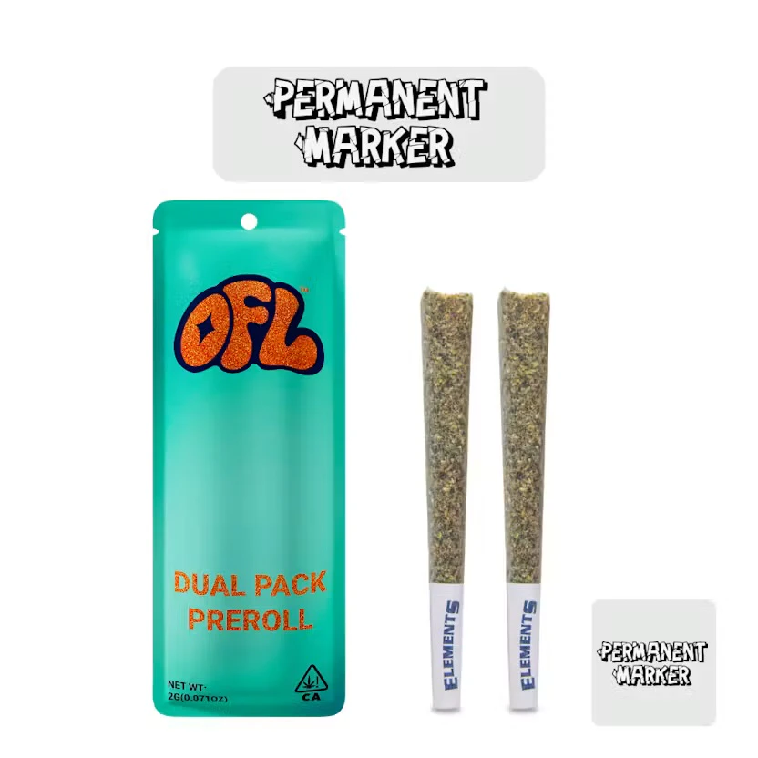 Oakfruitland (OFL) - Oakfruitland - Permanent Marker X LCG 1g Dual Pre Roll Main Image