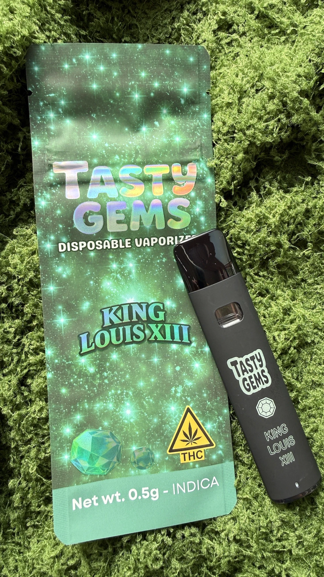 Tasty Gems - Tasty Gems | 0.5g Disposable | King Louis XIII Main Image