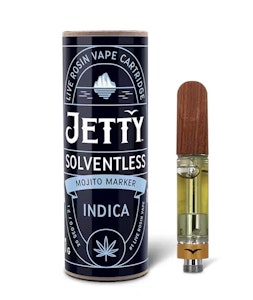 Jetty - Mojito Marker Solventless Live Rosin 1G 510 Cartridge