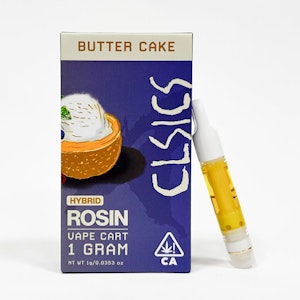 CLSICS - CLSICS | Butter Cake | Live Rosin Cartridge | [1g] | Hybrid
