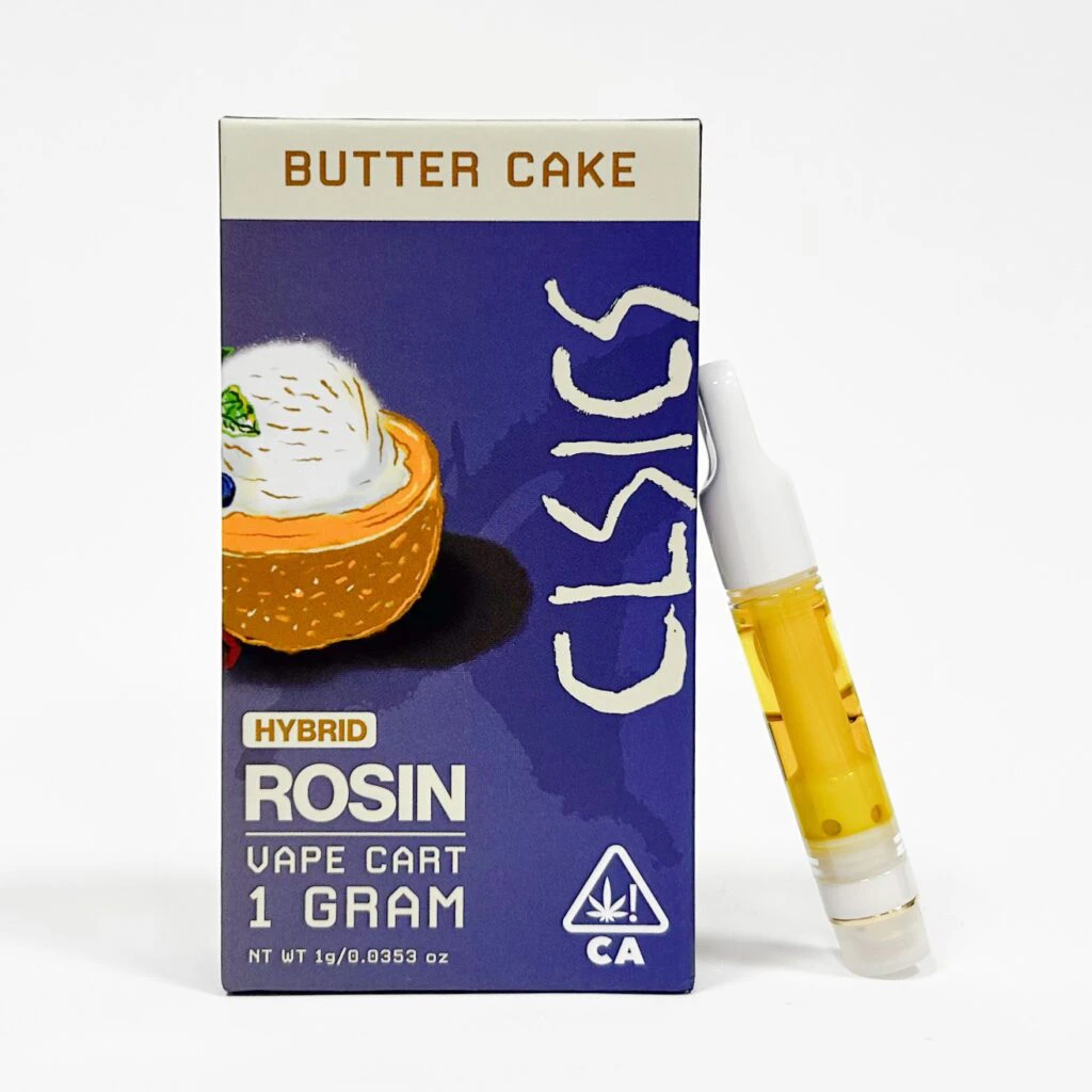 CLSICS - CLSICS | Butter Cake | Live Rosin Cartridge | [1g] | Hybrid Main Image