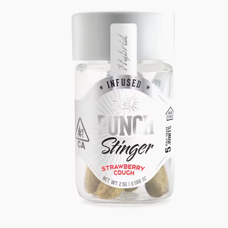 Punch Edibles & Extracts - Punch - Preroll - Infused - Strawberry Cough Stingers 5pk - 2.5g Main Image
