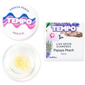 Tempo - Concentrate - Live Resin Diamonds - Papaya Peach - 1g