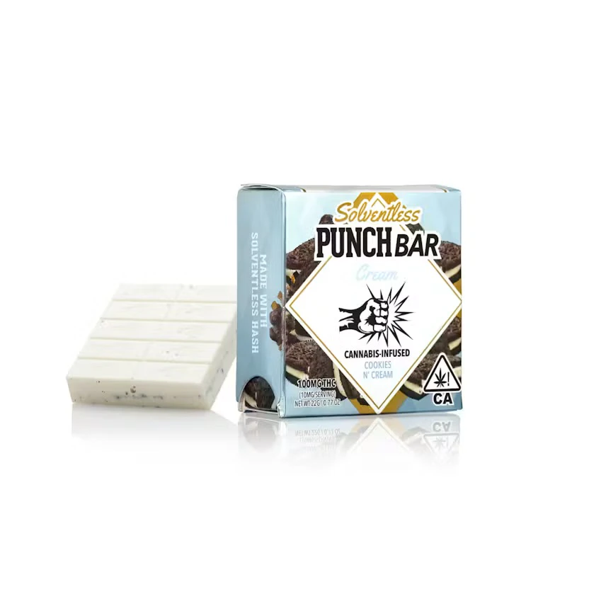 Punch Edibles & Extracts - Punch - Edibles - Live Rosin - Cookies 'N Cream PunchBar - 100mg Main Image