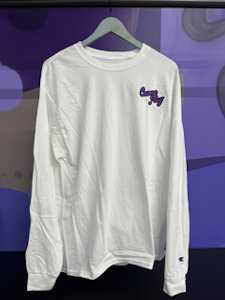 Canna Plug - Canna Plug T-Shirt Long Sleeve (LARGE - WHITE)