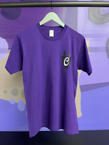 Canna Plug T-Shirt Short Sleeve (LARGE - PURPLE)