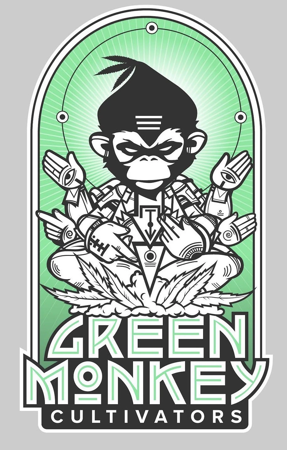 GREEN MONKEY - Green Monkey - 1/2oz Bag - Gush Mintz Main Image