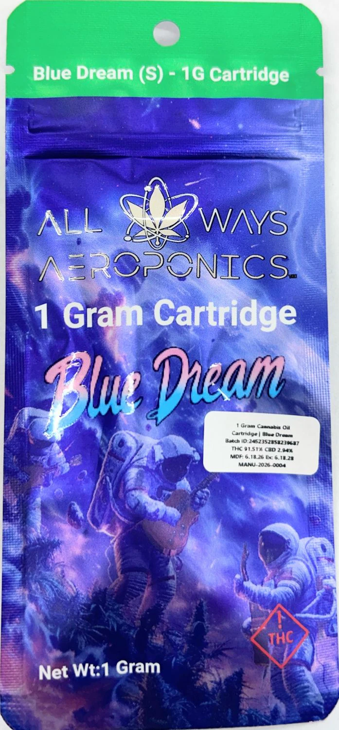 All Ways - Blue Dream (1G) | 510 Vape | Sativa Main Image