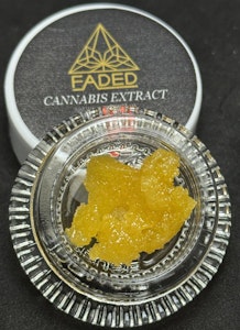No Brand - Faded | Cherry Grape Gas | 2.0g Indica BHO Sugar Wax 