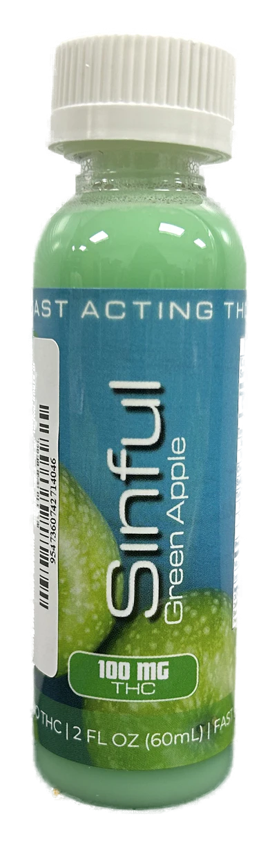 Sinful Elixirs - Green Apple (100mg) | Infused Shooter | Hybrid Main Image