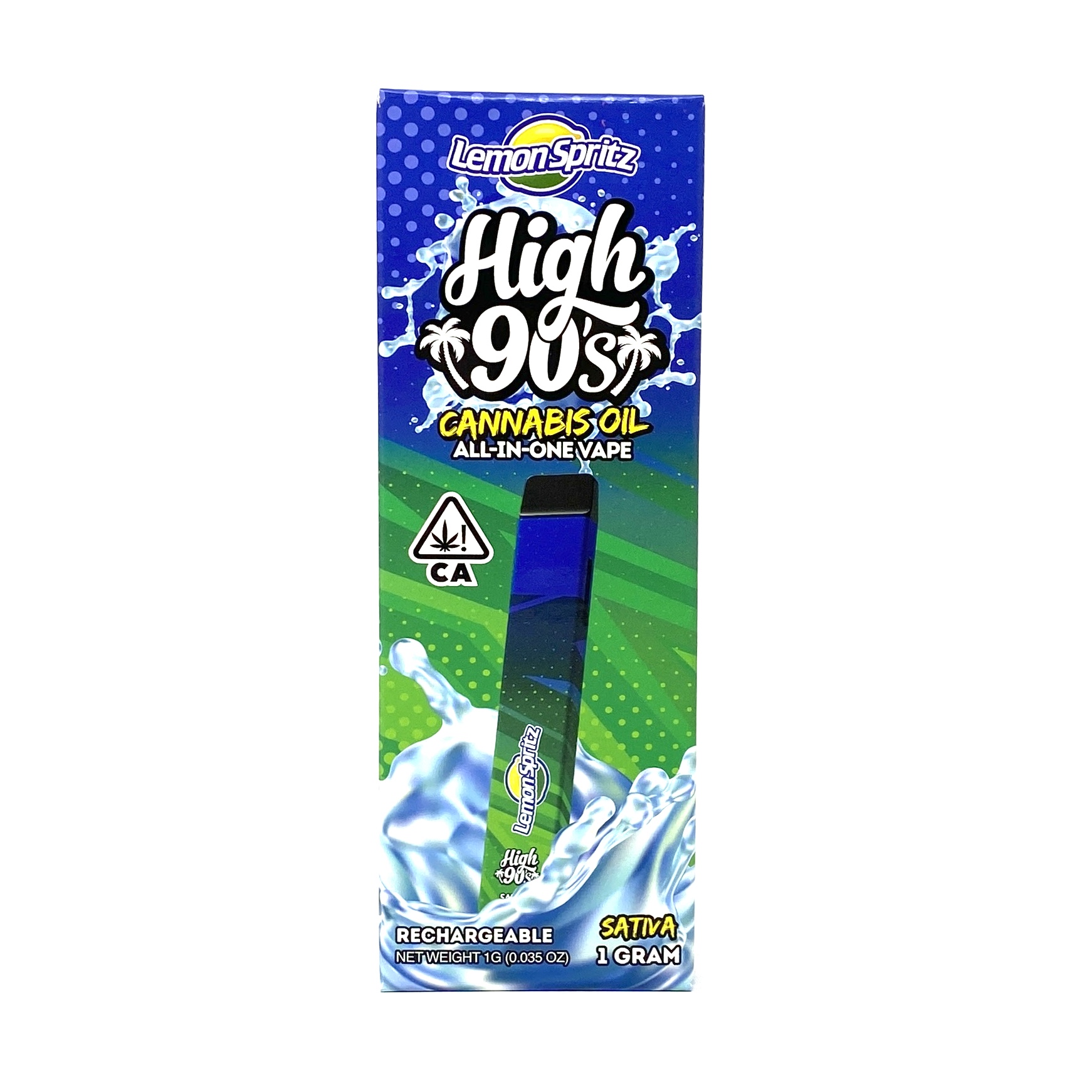 HIGH 90'S: LEMON SPRITZ 1G ALL-IN-ONE - #1 Port Hueneme D...