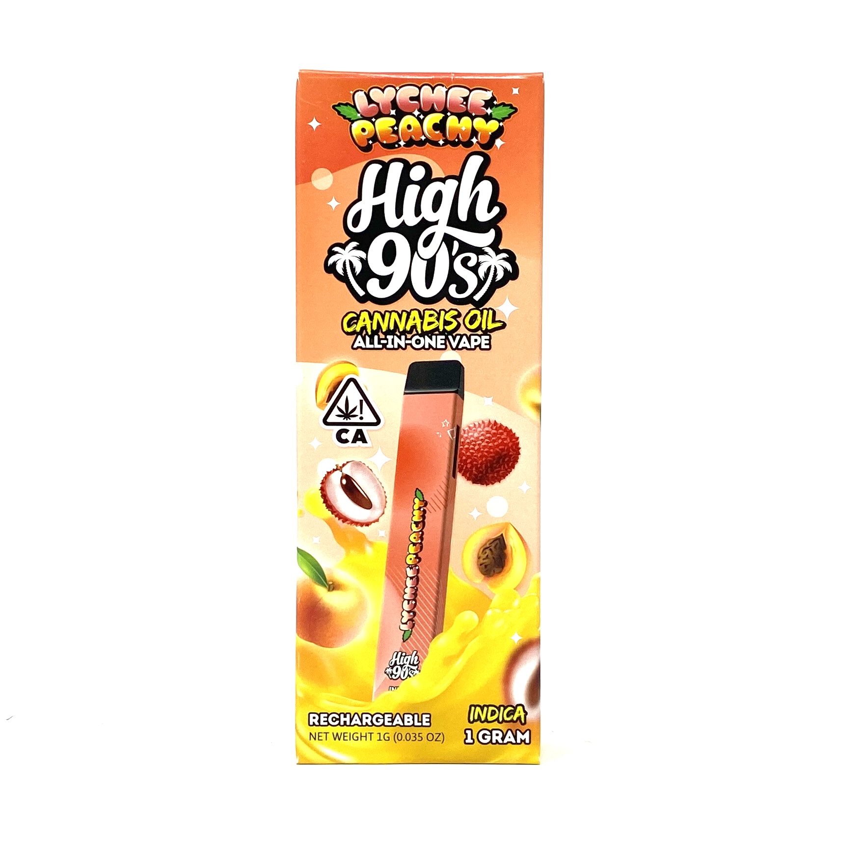 HIGH 90'S: LYCHEE PEACHY 1G ALL-IN-ONE - #1 Port Hueneme ...