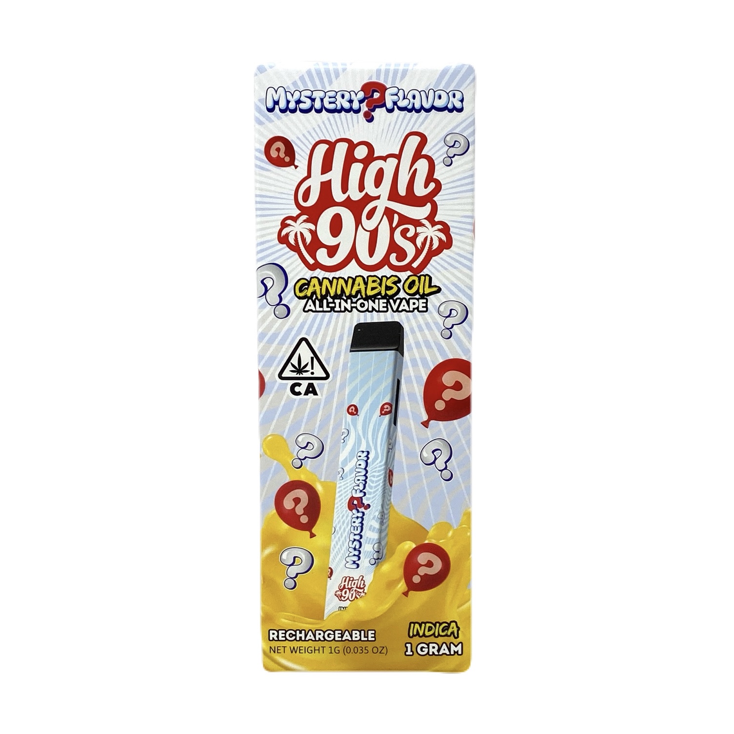 HIGH 90'S: MYSTERY FLAVOR 1G ALL-IN-ONE - #1 Port Hueneme...