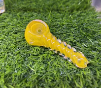 2.5" TWISTED GLASS HAND PIPE