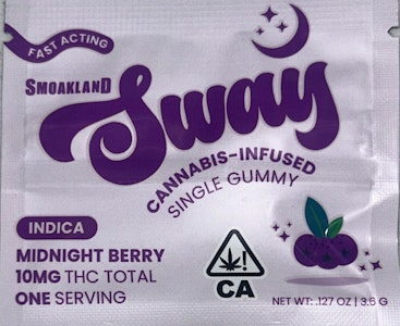 Sway - Sway Singles 1pk - Midnight Berry - 5mg
