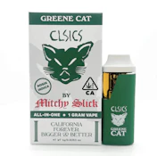CLSICS 1G AIO Green Cat Rosin Disposable