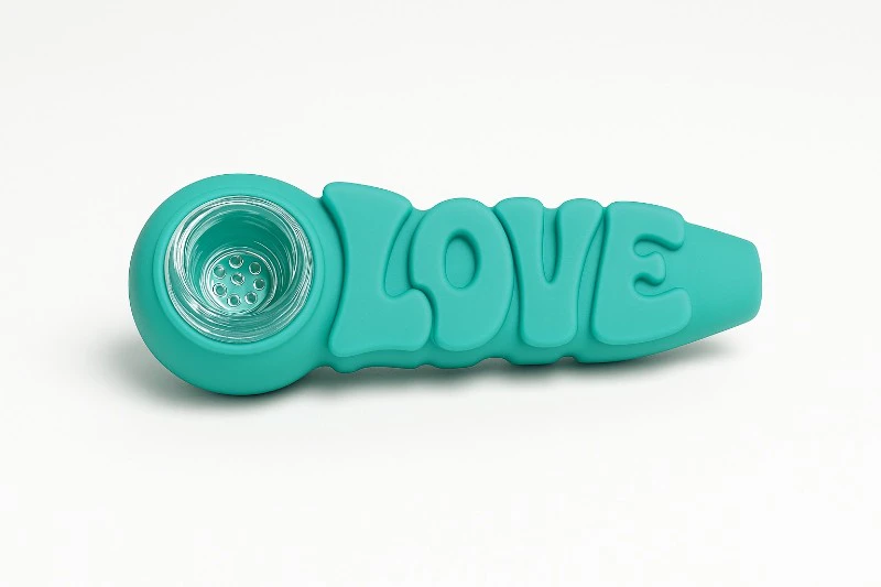 Haven - Accessory - "LOVE'" Silicone Hand Pipe Main Image
