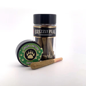 GRIZZLY PEAK FARMS - Grizzly Peak - Green Lantern - 3.5g Pre-Rolls - 5pk
