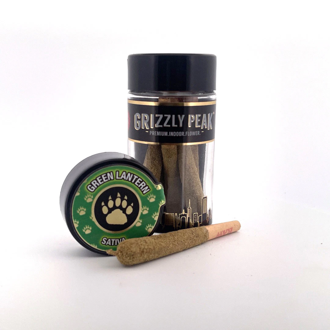 GRIZZLY PEAK FARMS - Grizzly Peak - Green Lantern - 3.5g Pre-Rolls - 5pk Main Image
