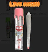 Packwoods Live Resin Glass Tip Joint 1.25g - Guava Bubblegum