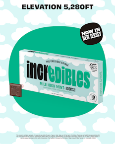 Incredibles | Mile High Mint Bar | 100mg
