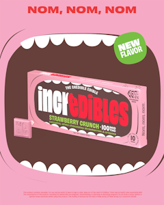 INCREDIBLES - Incredibles | Strawberry Crunch Bar | 100mg