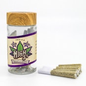 High 5's |Blueberry Icepop x blackberry OG X White truffle | 4G/5pk infused indica pre-rolls