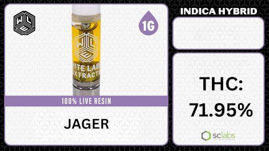 WHITE LABEL EXTRACTS - White Label | Cart LR 1g [I] | Jager
