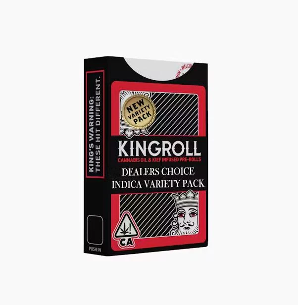 KINGPEN - KINGROLL 4 PACK VARIETY - INDICA MIX #6 .75G - KINGPEN Main Image