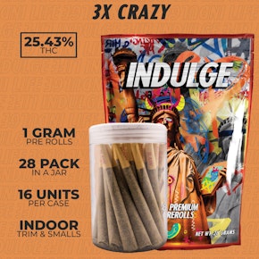 Indulge Life - 3X Crazy - 1G 28pk