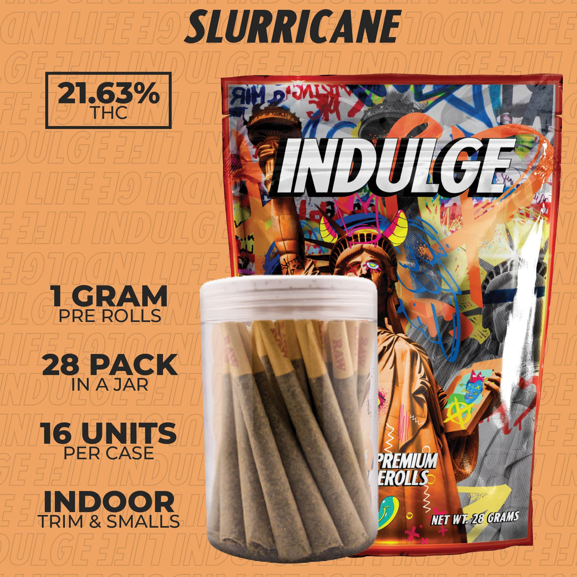 Induldge Life - Indulge Life - Slurricane - 1G 28pk Main Image
