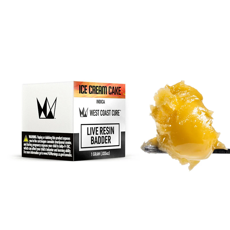 West Coast Cure - West Coast Cure Ice Cream Cake Live Resin Badder 1.0g Main Image
