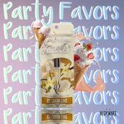 Party Favors Cart Ice Cream Cake 1g