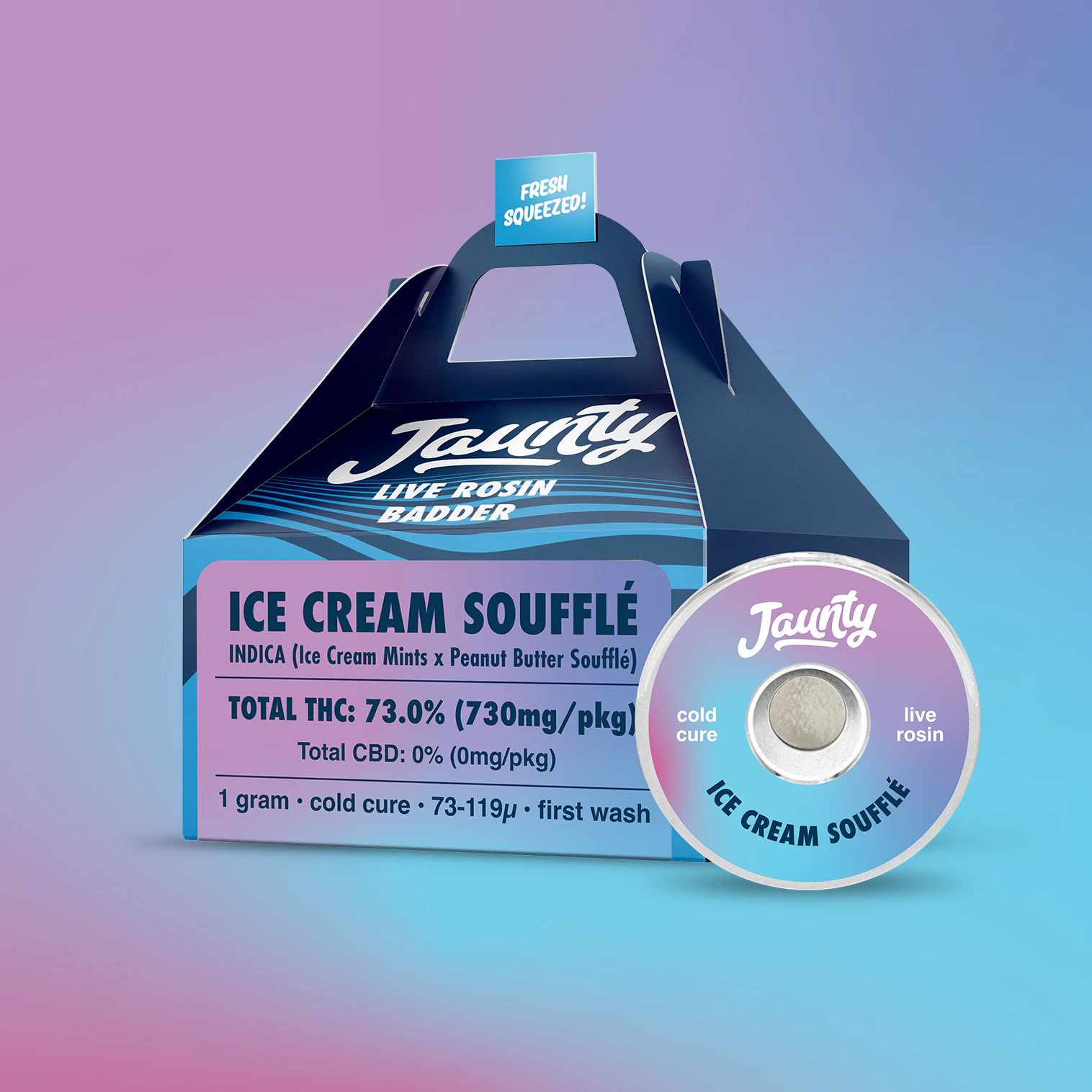 Jaunty - Jaunty - Ice Cream Souffle - Rosin Badder - 1g Main Image